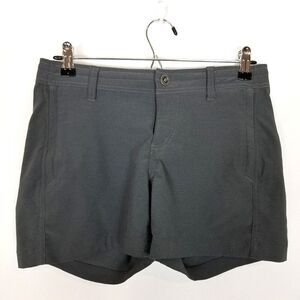 Kuhl Women Trekr Shorts  Size 2 Gray Nylon Hiking Casual Outdoor